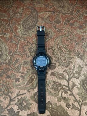 Armitron Black Digital Sport Watch with Black Resin Strap